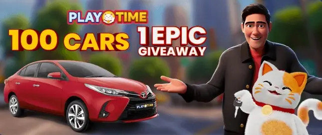 playtime 100 cars giveaways