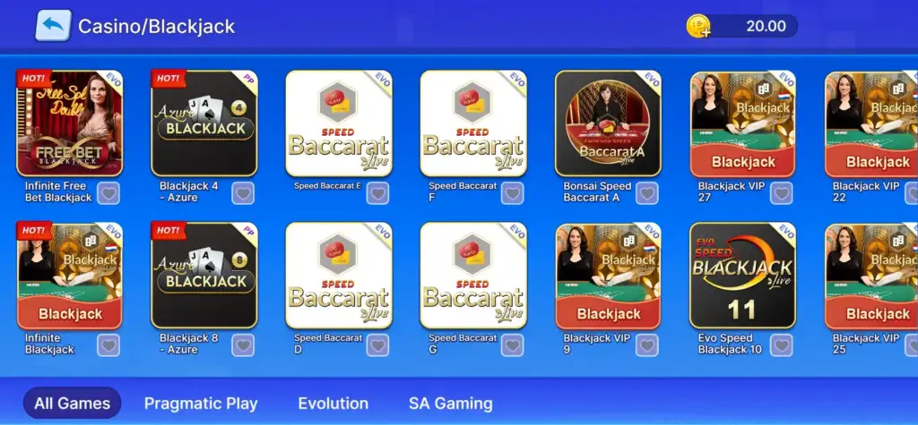 playtime casino blackjack