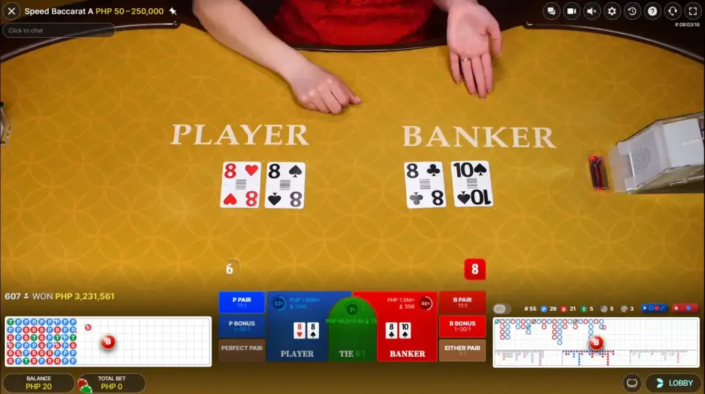 playtime casino speed baccarat