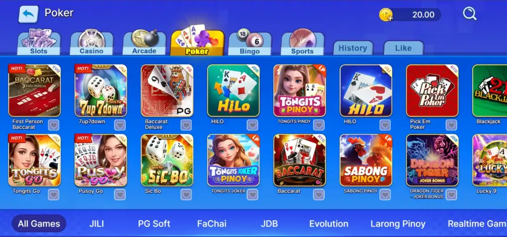 playtime poker page